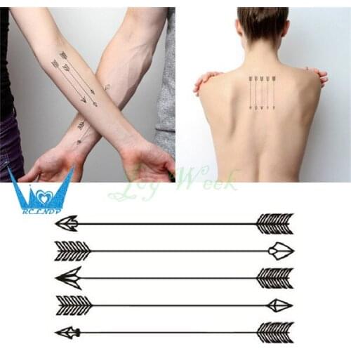 Waterproof Temporary Tattoo Sticker 10.5*6cm arrow tatto stickers compass flash tatoo body art fake tattoos for men women girl