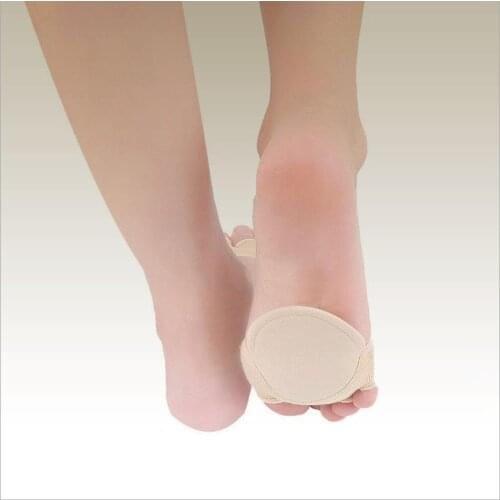 1Pair 5 Hole Half Insoles Pads Insoles Forefoot Pain Relief Massaging Gel Metatarsal Toe Support Pads Insoles 805