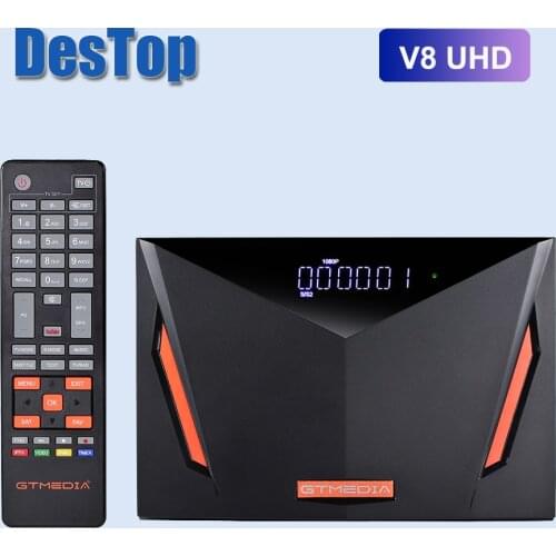 1PC 2021 Newest Box Gtmedia V8 UHD DVB S2 Satellite Receiver Builtin Wifi T2-MI H.265 DDVB-S/S2/S2X+T/T2/Cable/ATSC-C/ISDBT