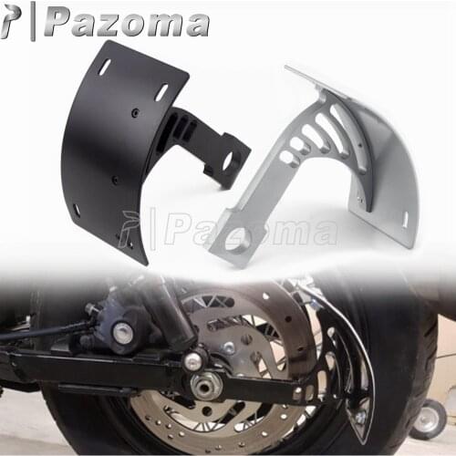 1pc Motorcycle Side Axle Number Plate Curved License Bracket For Kawasaki ZX-6R/636 ZX-7R ZX-9R ZX-12R ZX-14R ZX6RR 1996-2014