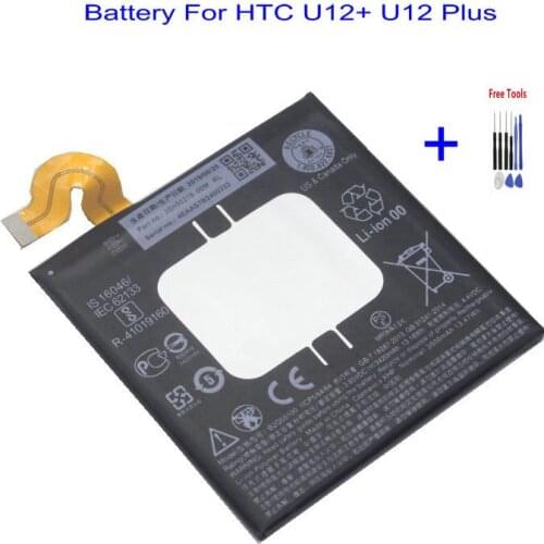 1x 3500mAh B2Q55100 Replacement Battery For HTC U12 + U12+ U12 plus Exodus 1 Exodus 1 Global / Dual SIM + Repair Tool Kits