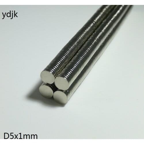 10 20 50 100PCS/LOT Disk magnet 5*1 N35 magnets 5 x 1 magnet 5x1