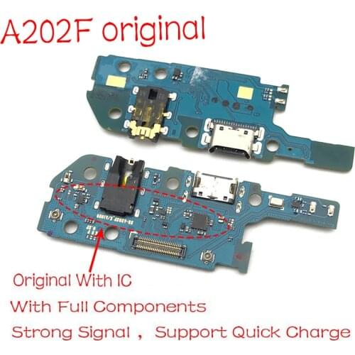 10Pcs/Lot, Charger Board PCB Flex For Samsung Galaxy A20E A202F A202 USB Port Connector Dock Charging Ribbon Cable