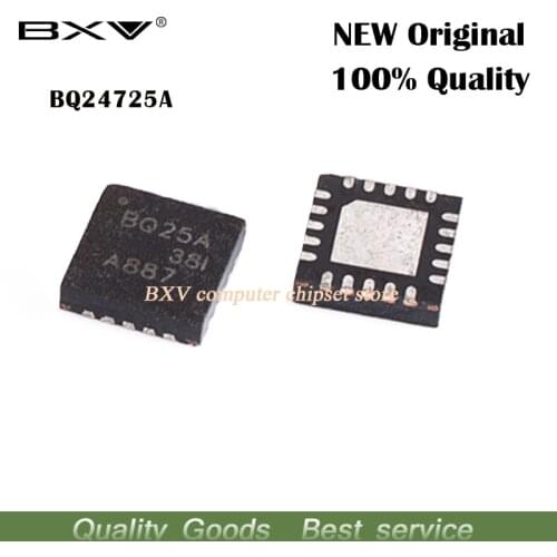 5pcs BQ25A BQ24725A BQ24725ARGRR QFN new original laptop chip free shipping