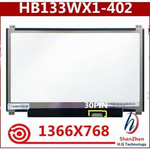 B133XTN01.3 HB133WX1 402 M133NWN1 R3 FOR Lenovo U330 U330P laptop lcd screen replacement panel 30pin 1366*768