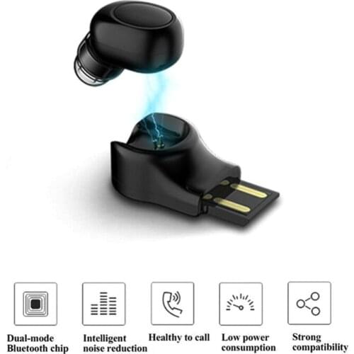 Bluetooth Wireless Earphones 1PC 3D Stereo Sports Wireless Earphones with Microphone Wireless Bluetooth Earbuds