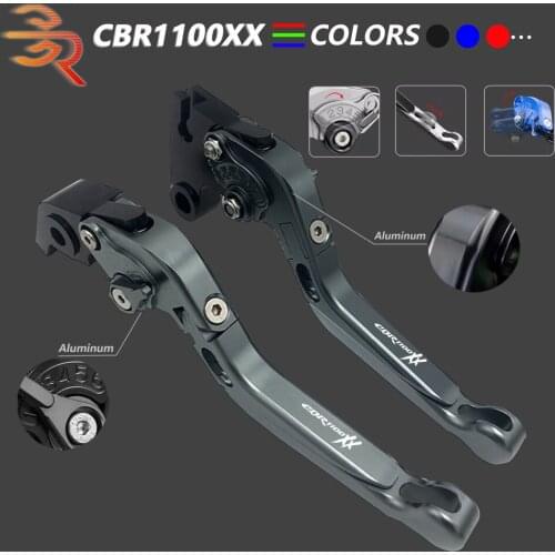 CBR 1100XX For HONDA CBR1100XX CBR 1100 XX 1997-2003 2004 2005 2006 2007 Motorcycle Folding Extendable Brake Clutch Levers