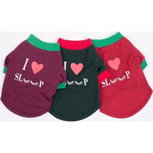 Pure Cotton Dog Shirt Cheap Dog Clothes For Small Dogs Summer Chihuahua T shirt Cute Puppy Vest Yorkshire Terrier Pet Costume