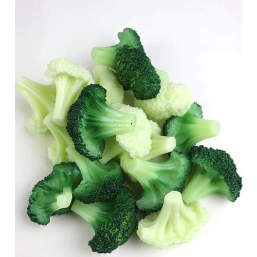 Artificial Foods & Vegetables Cauliflower Broccoli Fruit And Vegetable Model Food Mall Sample Decoration Props
