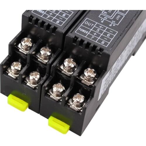 DC Voltage Current Transmitter Signal Isolator 4-20mA Current Conversion Module 0-10V