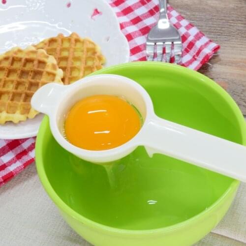 Kitchen Tools High quality large long handle plastic egg yolk egg white separator Food-grade Egg Tool Gadgets Egg Divider