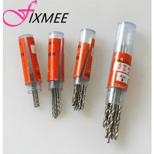 Fixmee 40pcs Mini Drill HSS Bit 0.5mm-2.0mm Straight Shank PCB Twist Drill Bits Set Hot