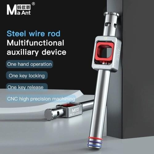 MaAnt MY-202 Multi-function Steel Wire Rod Mobile Phone LCD Screen Separation Stainless Rod Cutting Wire Handle Bar