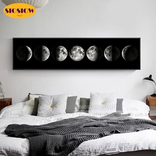 Full Square Drill 5D DIY Diamond Painting Moon Change Scenery 3D Daimond Mosaic Embroidery Cross-Stitch Kits Home Decor Nordic