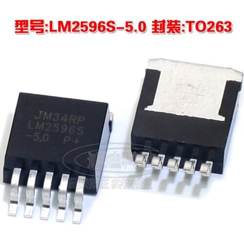 New LM2596S-5.0 TO-263 five-terminal regulator LM2596 TO263 step-down 3A transistor