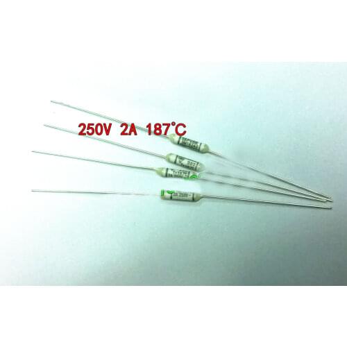 NEW SM182A1 2A 250VAC 187 organic-type resistance temperature fuse