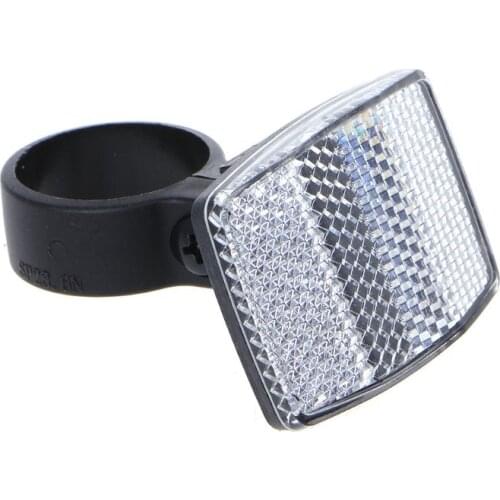 Bicycle Bike Handlebar Reflector Reflective Front Rear Warning Light Safety Lens L9BD