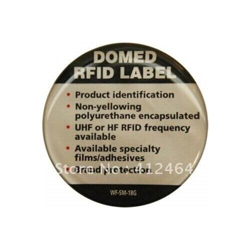 Transparent custom dome sticker