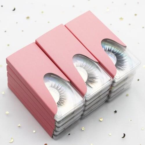 Wholesale Lots Bulk Lashes 10/20/30/40/50/100 Pairs False Eyelashes Natural 14/16/18mm Lash Cases Packaging Fake Eyelashes