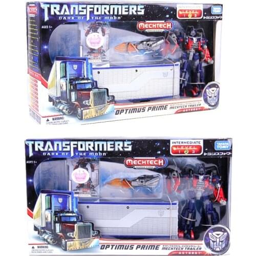 TAKARA TOMY Deformation Robot PVC Metal Part Optimus Prime Transformers S712 Autobots Robots Boy Birthday Gifts Toy