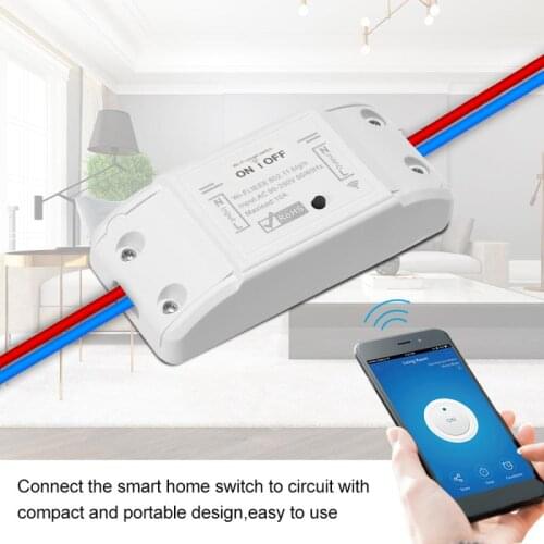 Tuya APP WiFi Smart Switch Wireless VoiceControl Timer Home Automation Module Tuya WiFi Smart Switch Accessories Xiaomi Switches