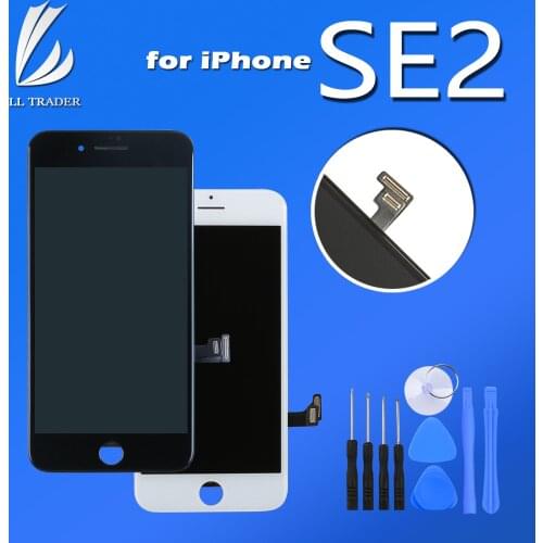For iPhone SE2 2020 LCD Screen Replacement Display Assembly Touch Digitizer Black Camera Holder Earpiece HomeButton NOT included