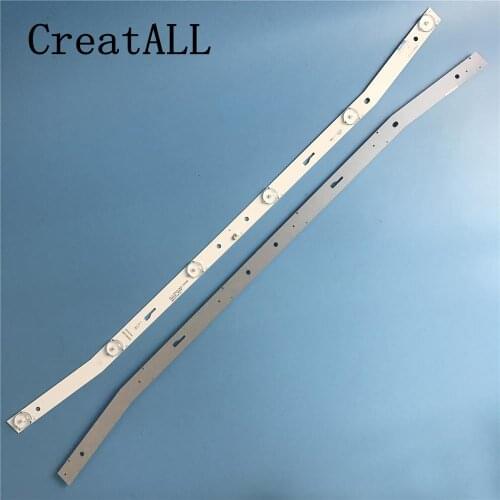 584mm LED blaklight strip 6 lamp For AKAI JS-D-JP3220-061EC E32F2000 MCPCB AKTV3222 NUOVA ST3151A05-8 V320BJ7-PE1 AKTV3212 2pcs