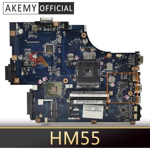 Akemy Laptop motherboard For ACER Aspire 5741 5742 5742G Mainboard MBWJU02001 NEW70 LA-5892P HM55