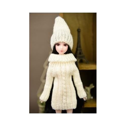 Dolls Knitted Sweater Tops Coat Dress and Hat Clothes For BB 1:6 Doll BBI657