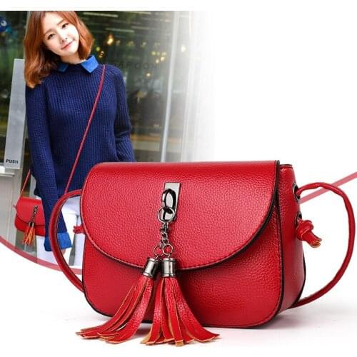 Yesetn Bag 110819 new tassel cross body bag womens single shoulder bag mobile phone bag