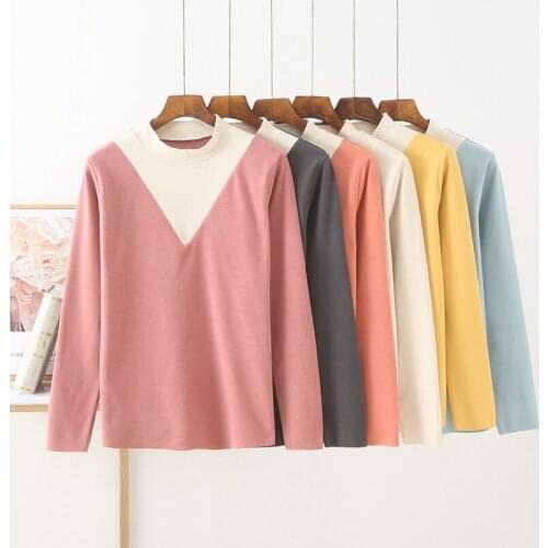 Womens Pajamas One Piece Autumn Winter Warm Bottoming Shirt Casual Sleepwear Homewear Thick Lady Sleep Tops Pyjama Pour Femme