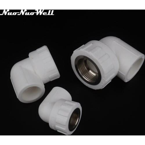 1pc PPR Female 1/2" 3/4" 1" Thread to 20mm 25mm 32mm Elbow Connector PPR Pipe Plumbing Fittings PPR Water Pipe Joints