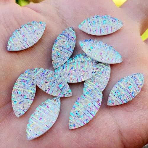 150pcs AB Horse eye rhinestone High Quality stick Stones Flatback Strass Crystal Rhinestone wedding decoration -Y740*5