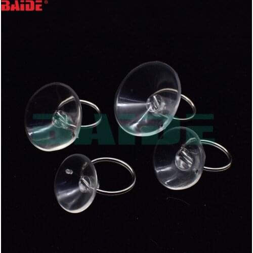 2.5cm 3.0cm 3.5cm 4.0cm Sucker Suction Cups High-end Transparent Plastic With Key Ring Suckers Suction Cup Opening Tool 1000pcs