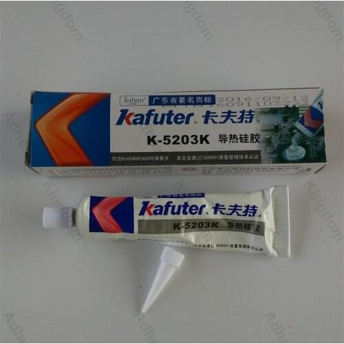 2pcs Kafuter 80g K-5203K LED heat silicone thermal silica thermal conductivity 1.2 white