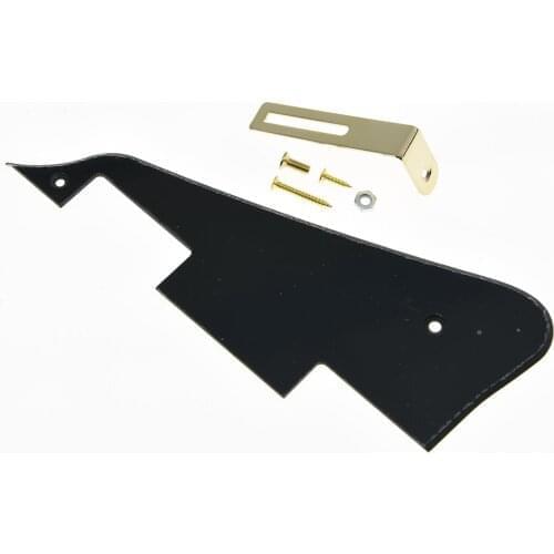 Black 1 Ply with Gold Bracket LP Guitar Pickguard fits LP