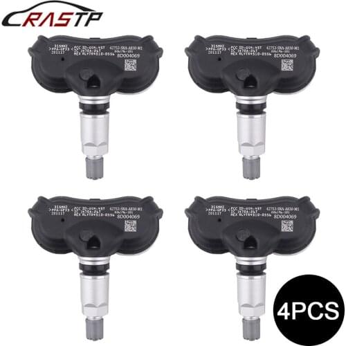 4pcs Tire Pressure Monitoring System Sensor 42753-SNA-A830-M1 for Honda Civic Cr-Z Element Fit Insight Odyssey 2005-2018 TP010