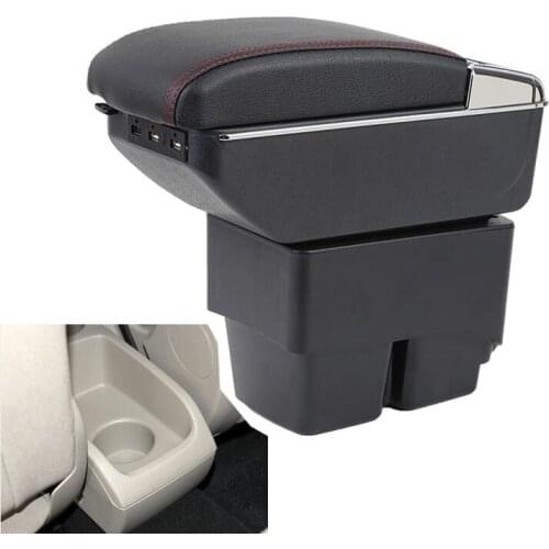 For Ford Fiesta 3 MK7 armrest box Hand switch gear center Storage box Ford armrest box accessory 2009-2014