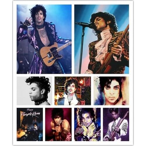 5d Diy Prince purple rain full square Diamond Paintings 3d Diamond Pattern Picture Needlework Religious Mosaic decor stickers