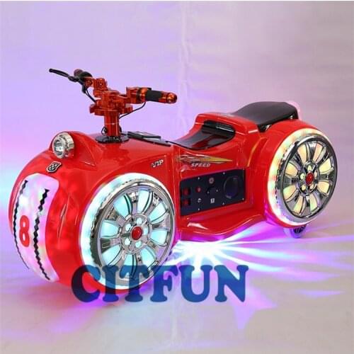 China Factory price remote control anti-collision electric motorbike;kids rides toy car for rental business