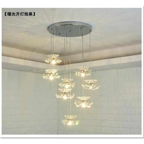 Chandelier flower designer bedroom restaurant led porch bar cloakroom art creative bedside decorative chandeliers