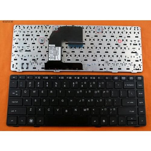 US New Replacement Keyboard for HP Elitebook 8460P 8460W 8470P 8470W Laptop Black NO Pointer