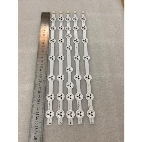 NEW 5 PCS/set LED backlight strip for Panasonic TX-39A300B VES390UNDA-2D-N02 N03 Finlux 39FPD274B-T 39DLED A B type LT-39C740 A