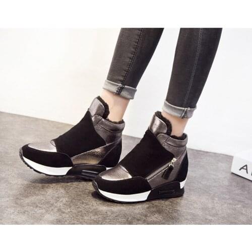 New fashion fur female warm ankle boots women boots snow boots and autumn winter women shoes boots women