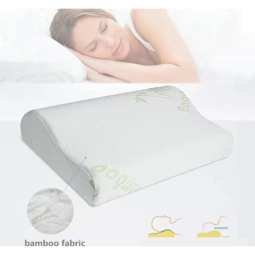 Memory Foam Sleeping Pillows Bamboo Fiber Pillow For Home Bedding Orthopedic Pillow Ergonomic Neck Protection Almohada