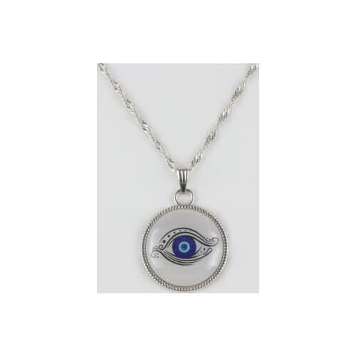 Evil Eye Figured Pearl Necklace (Large)