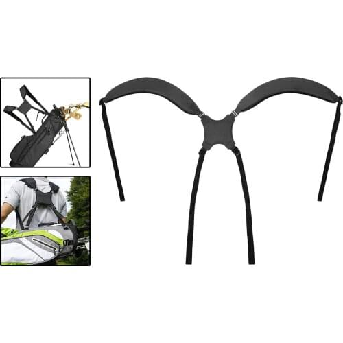 Portable Oxford Cloth Golf Bag Strap Single Padded Adjustable Straps Anti-Stress Massage Shoulder Strap