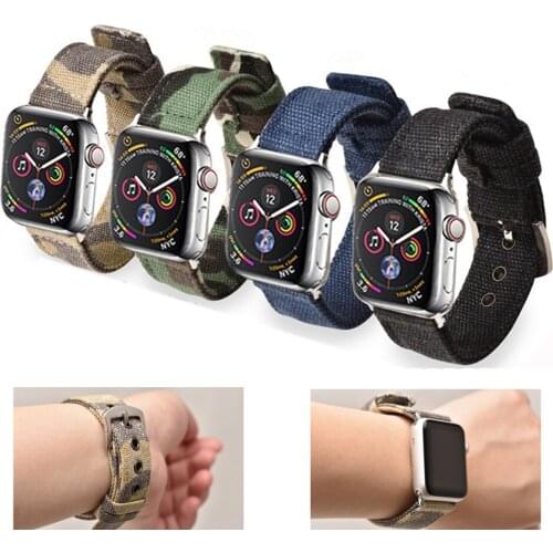 Sport Nylon strap for apple watch 5 4 3 2 band 44mm 40mm iwatch band 42mm correa pulseira apple watch 38 mm watchband bracelet