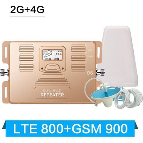 Cellular Signal Repeater GSM 900 4G LTE 800 Amplifier