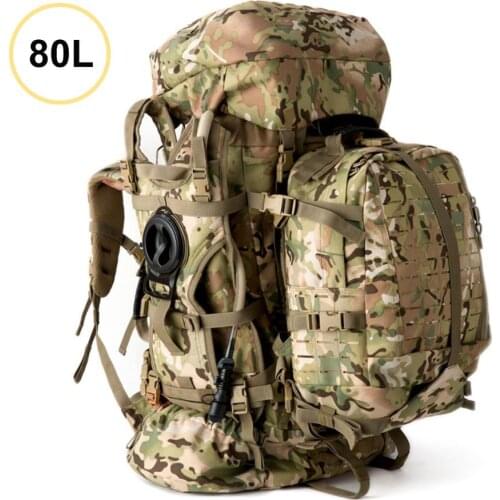 MT ILBE Military Backpacks Nylon Mens Survival Combat Field Tactical Backpack 80L Army Rucksack Camping Hiking Outdoor Bags